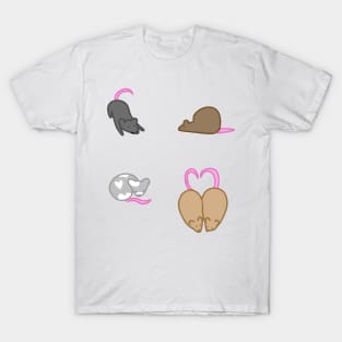 Silly Rats Sticker Pack T-Shirt